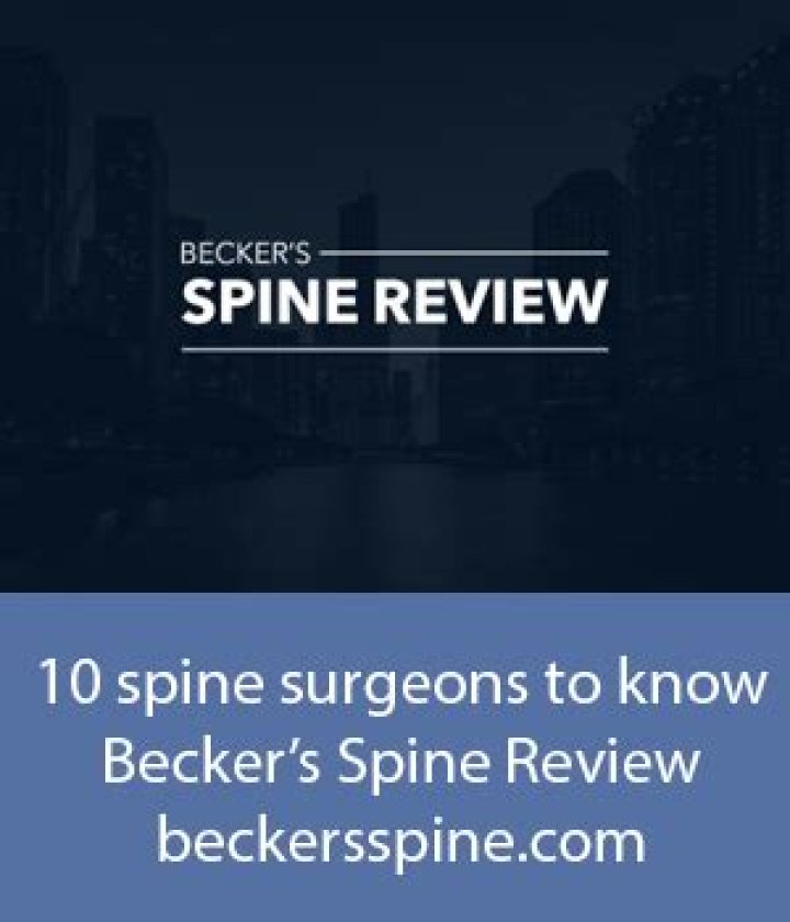 10 Spine Surgeons to Know