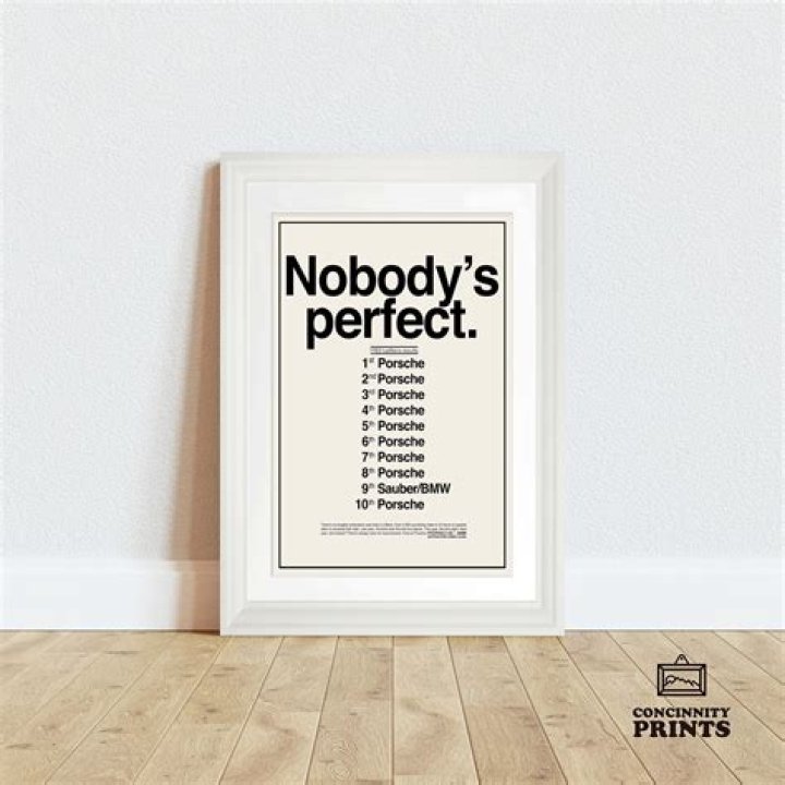 Where did the saying nobody’s perfect come from? – Celebrity